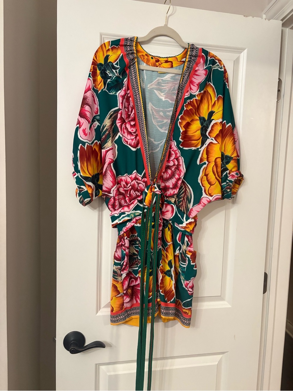 Agua Bendita Linnea Fiorever Tropical Romper Small